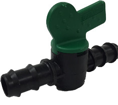 Кран для капельной трубы ерш-ерш