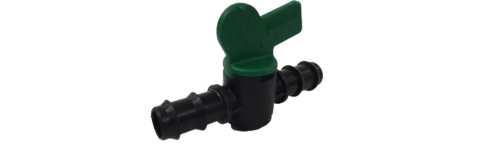 Кран для капельной трубы ерш-ерш