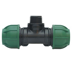 Тройник с наружной резьбой